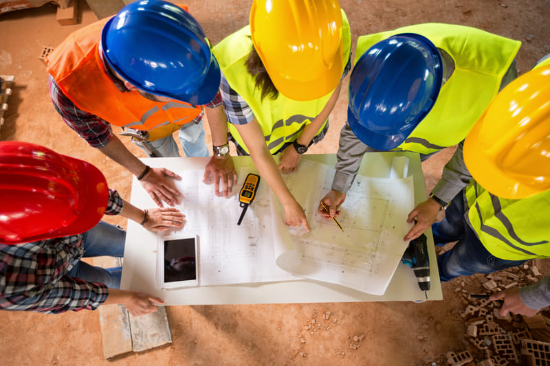 Construction site safety planning
